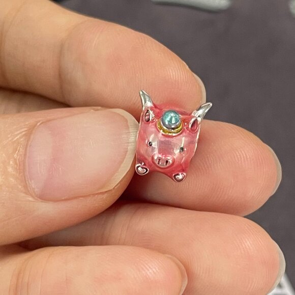 Pandora Flying Unicorn Pig Charm - Picture 6 of 6